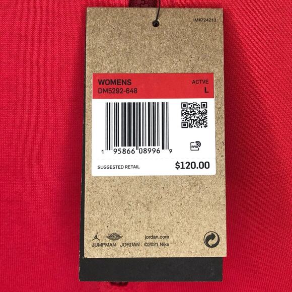 NWT Nike Jordan 23 Engineered Fleece Top Women’s L - Picture 6 of 7